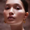 Éole Slim Hoop Earrings Edition 24 carat gold gilded