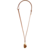 Ormé Pendant Edition Gold Gilded with Camel Leather